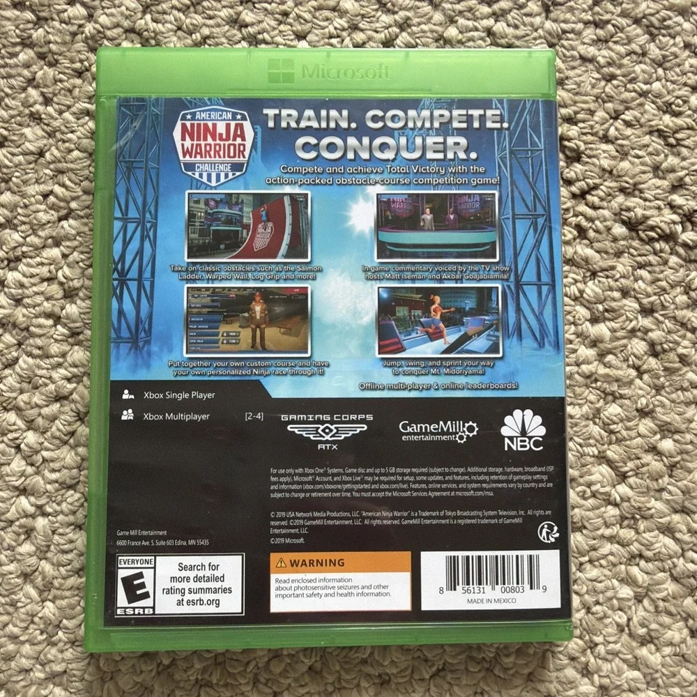 AMERICAN NINJA WARRIOR CHALLENGE Microsoft Xbox One